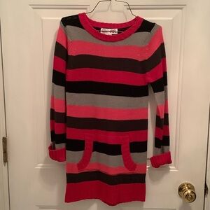 Derek Heart Vibrant Striped Kids Dress